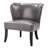 Alfredia Faux Leather Armless Accent Chair-462983337