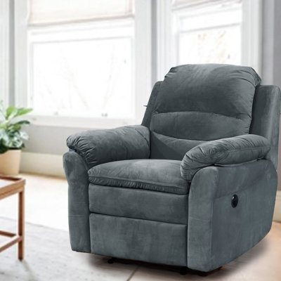 Fauteuil inclinable rembourré en polyester électrique