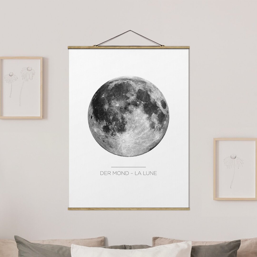 Stoffbild The Moon - La Lune