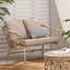 Zone de loisirs pour patio: coussins de construction et imperméables, profondeur 28,25 po x largeur 48,50 po, hauteur 28,75 po, assemblage requis, capacité 600 lb