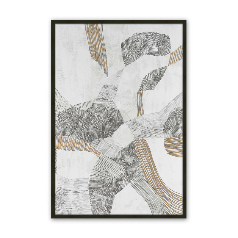 «String Dream I» par June Erica Vess, reproduction d'art sur toile, H 48 po x l 36 po, Noir