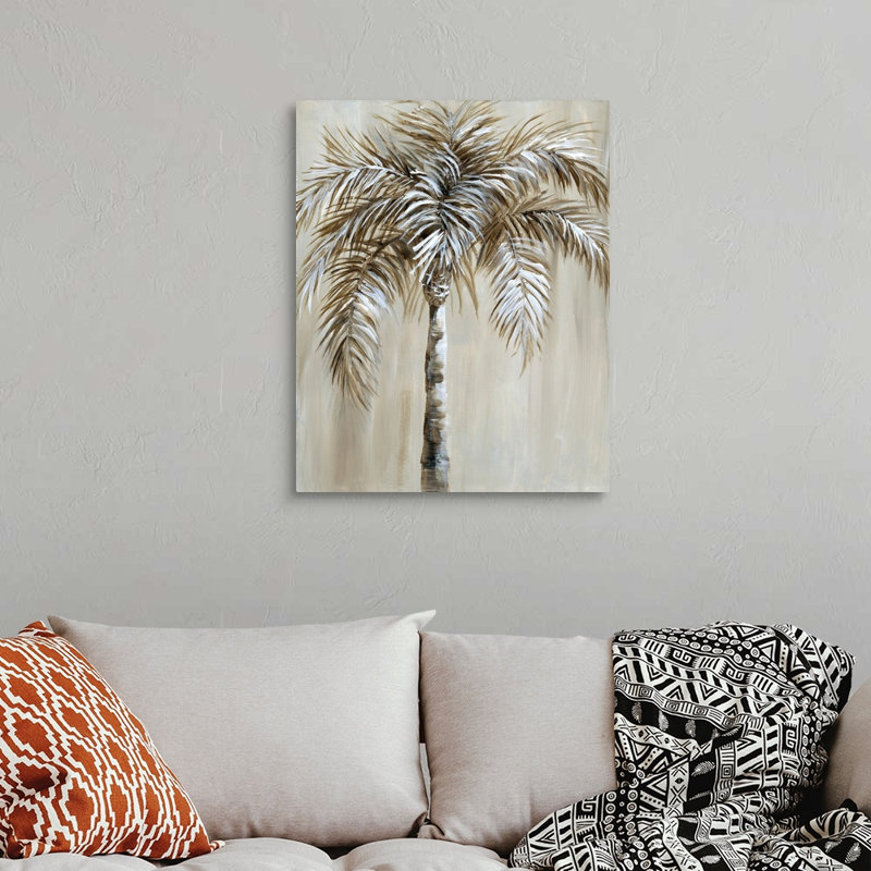 " Palm Magic I " by Nan Art Painting Print, Wrapped Canvas, 30" H x 24" W x 1.25" D