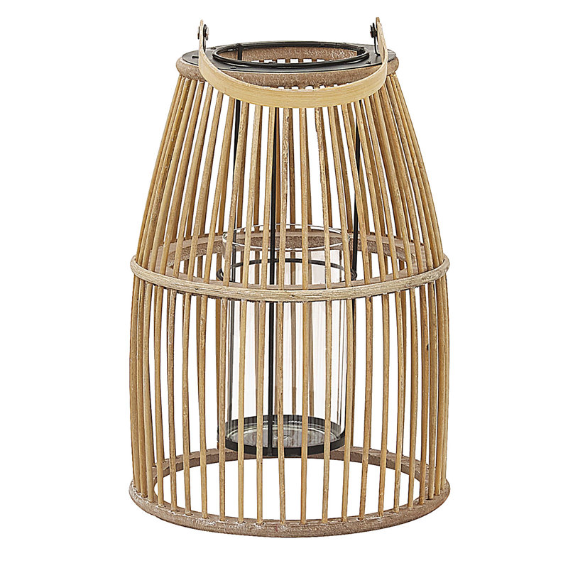 Wood Tabletop Lantern