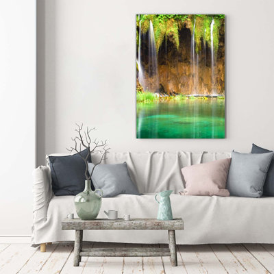 Plitvice Lakes - Wrapped Canvas Print