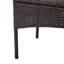 Ensemble de conversation confortable 4PCS pour se détendre à l'extérieur, rehaussant l'ambiance du patio