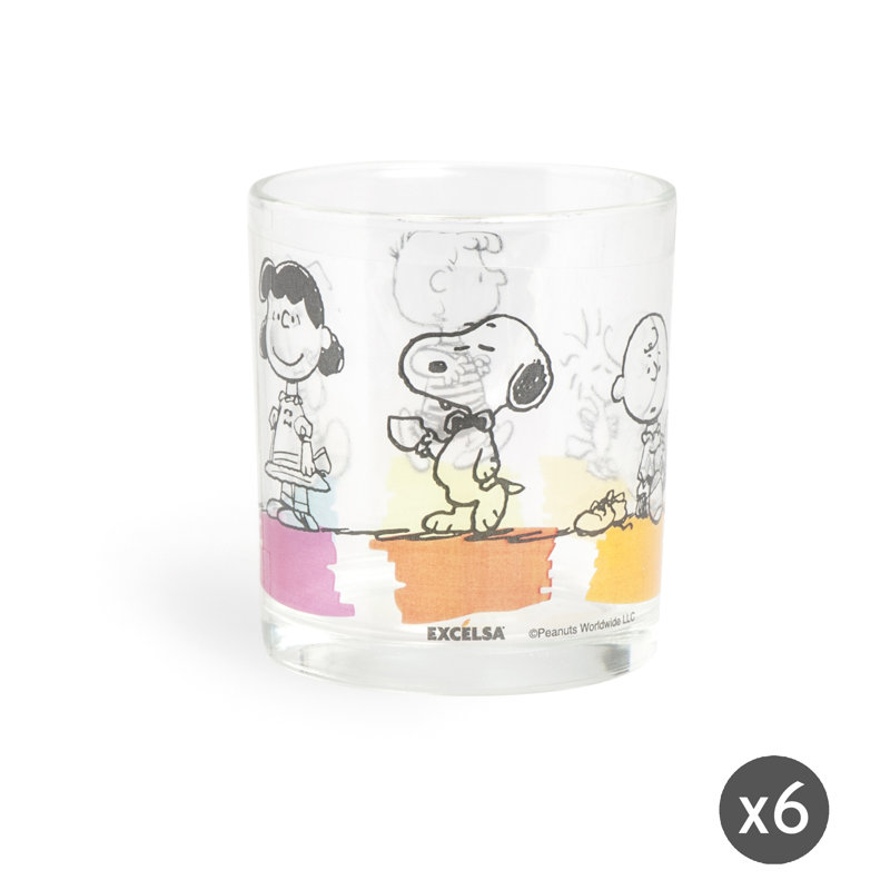 Peanuts 250ml Drinking Glass Set