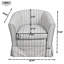 Fauteuil pivotant moderne, fauteuil d'appoint pivotant confortable pour salon, chambre à coucher, coin lecture