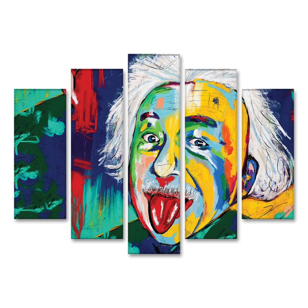 5-tlg. Kunstdruck-Set Einstein von Giallobus