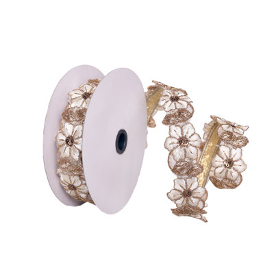 Geneviene 1.5'' Floral Ribbon