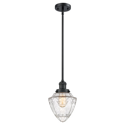 Franklin - Kymeshia - Mini-luminaire suspendu à tige 7 po 1 lumière - Ampoule non incluse 