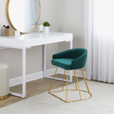 Schneider Steel Accent Stool by Willa Arlo Interiors