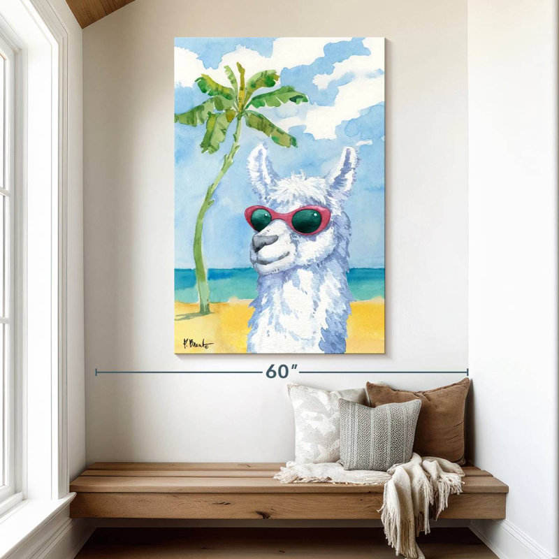 Ketti Hip Shades Llama I, 51" H x 34" W