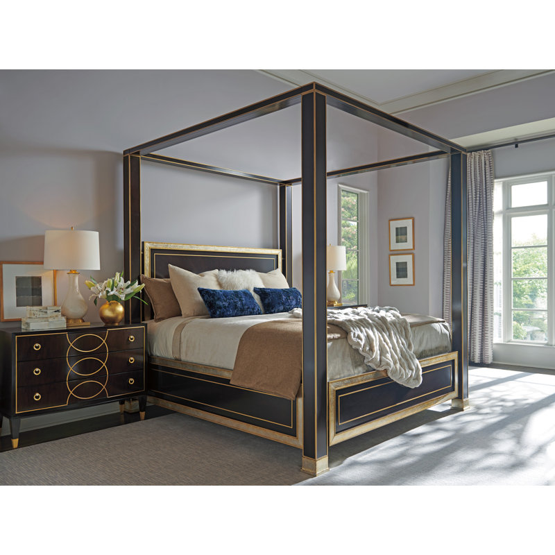 Carlyle Solid Wood Canopy Configurable Bedroom Set