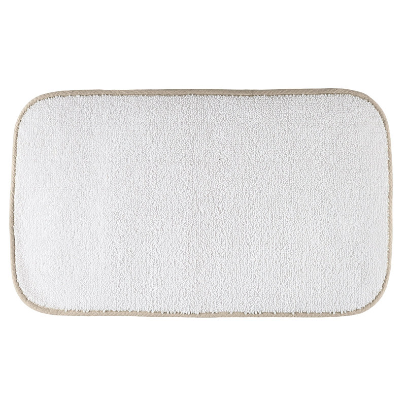 Contour Bath Rug, Linen, 24" W x 39" L