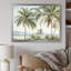 Palmiers sur la plage V - palmiers et palmiers, art mural-97092436-109539105
