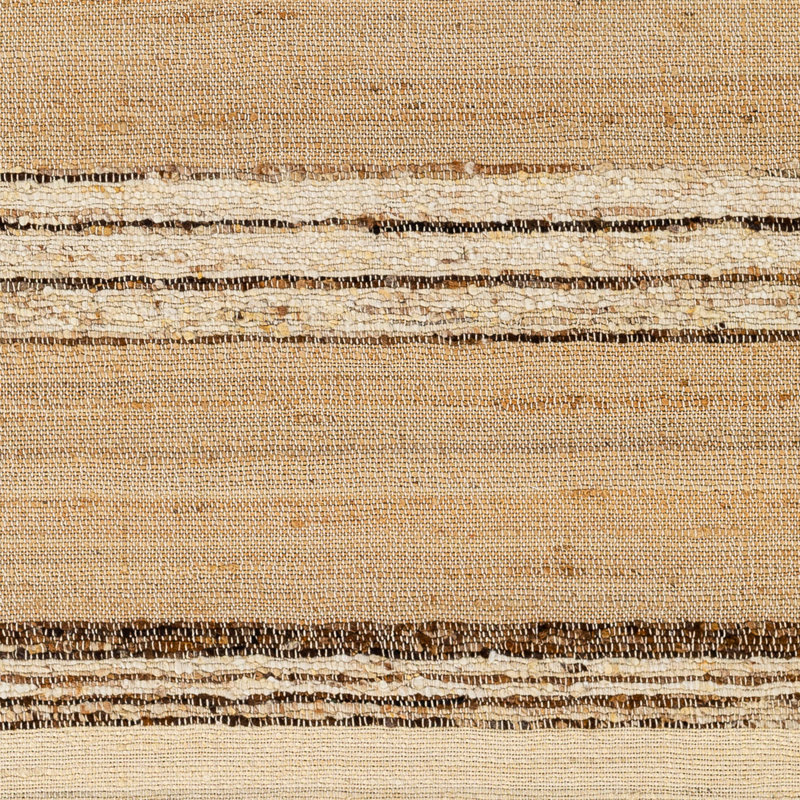 Striped Area Rug in Camel, Rectangle 5' x 7'6", Tan