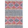 Felty Geometric Navy/Ivory Area Rug