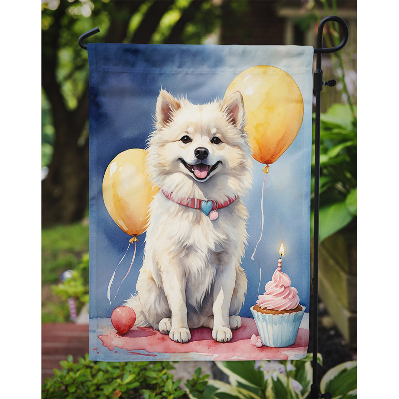 Drapeau de jardin «Happy Birthday», Esquimau américain