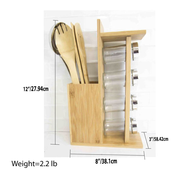 Home Basics 6 Piece Bamboo Kitchen Tool Set