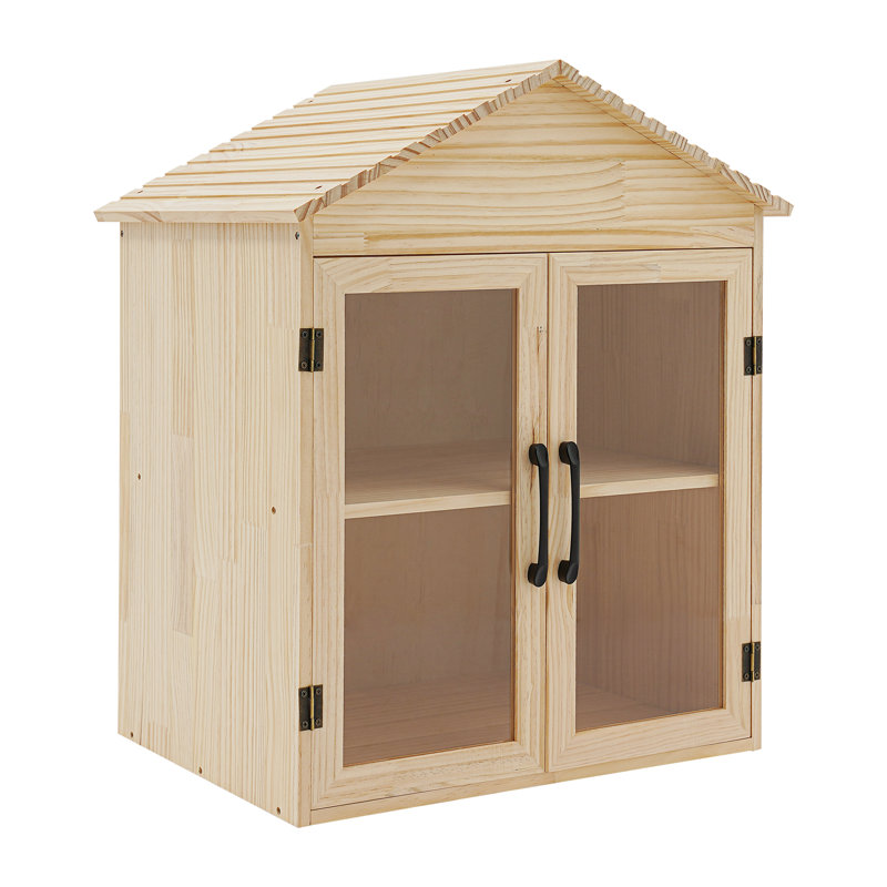 Petite armoire à livres en bois