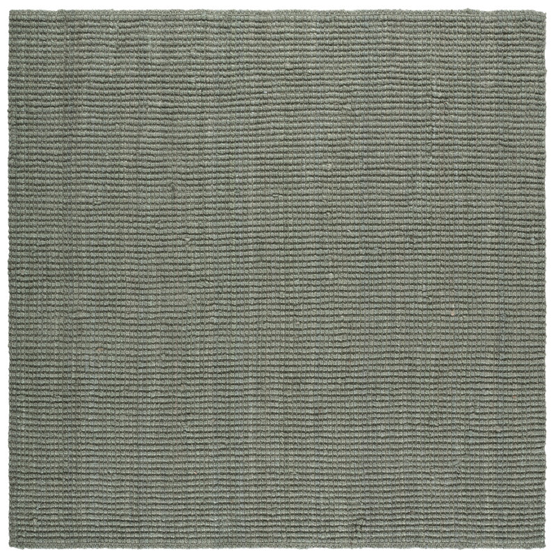 Calidia Handwoven Jute Area Rug, Carré 7 pi