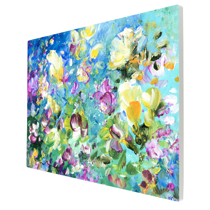 MIKI DE GOODABOOM Traditional Plants & Flowers Wall Decor on Ceramic