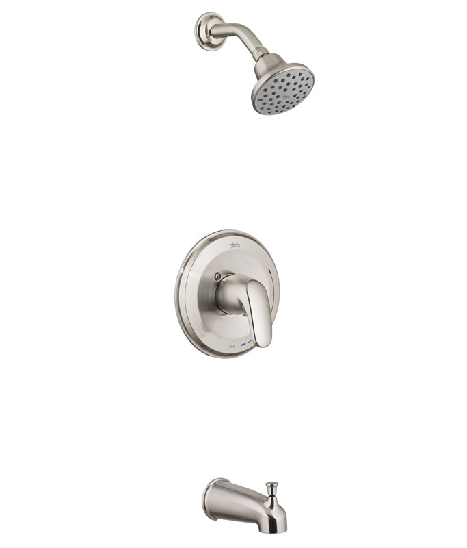 Garniture de robinet de baignoire / douche Colony Pro, Nickel satiné