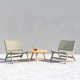 Almira Teak 2 - Person Patio Conversation Sets