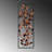 Handmade Decorative Metal Wall Accessory, 12.6 x 35.4 inches | 100% Metal, Thickness: 0.06 inches | Unique Hand-Painted Design, Perfect for Home Decor | Versatile Wall Hanging with Distinctive Color Variations