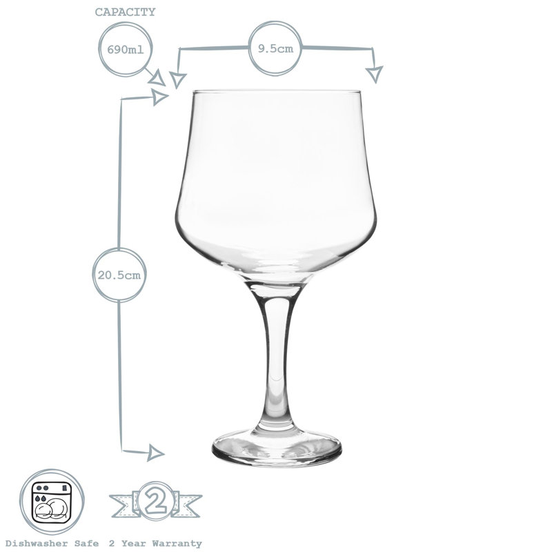 730ml Gin Balloon Glass, 24, 690 ml