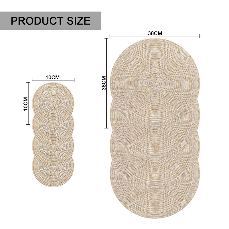 Polyester Placemat, Beige