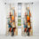 Cubism Fragmented Perspectives I - Rideau moderne - Velours obscurcissant - 1 panneau