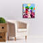 «Cat With Bird On Head» par Holly McGee, art mural sur toile-1444572366