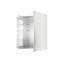 Armoire à pharmacie encastrée ou murale en aluminium de 91,4 cm x 91,4 cm (36 po x 36 po) avec étagères en verre ajustables, pour salle de bain-1661770894