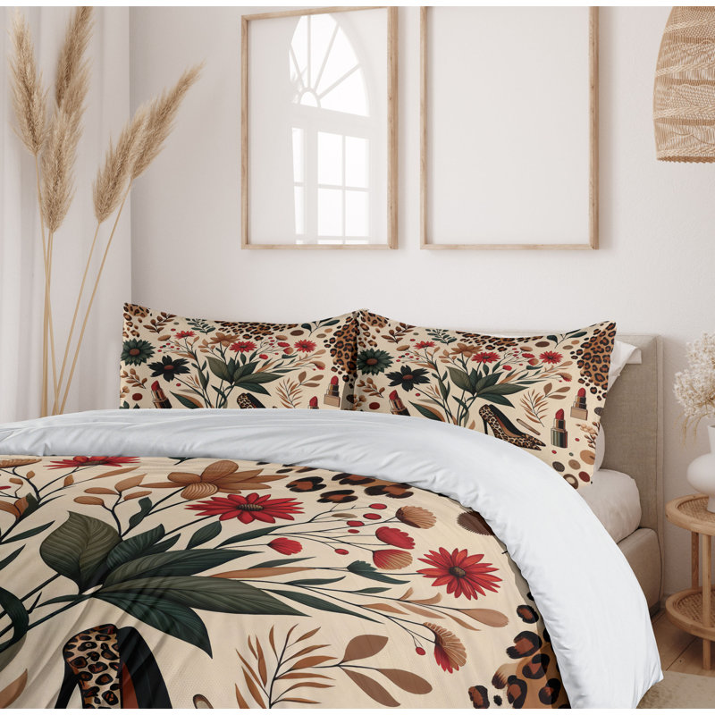 Autumnal Duvet Cover, Queen Duvet Cover + 2 Standard Shams