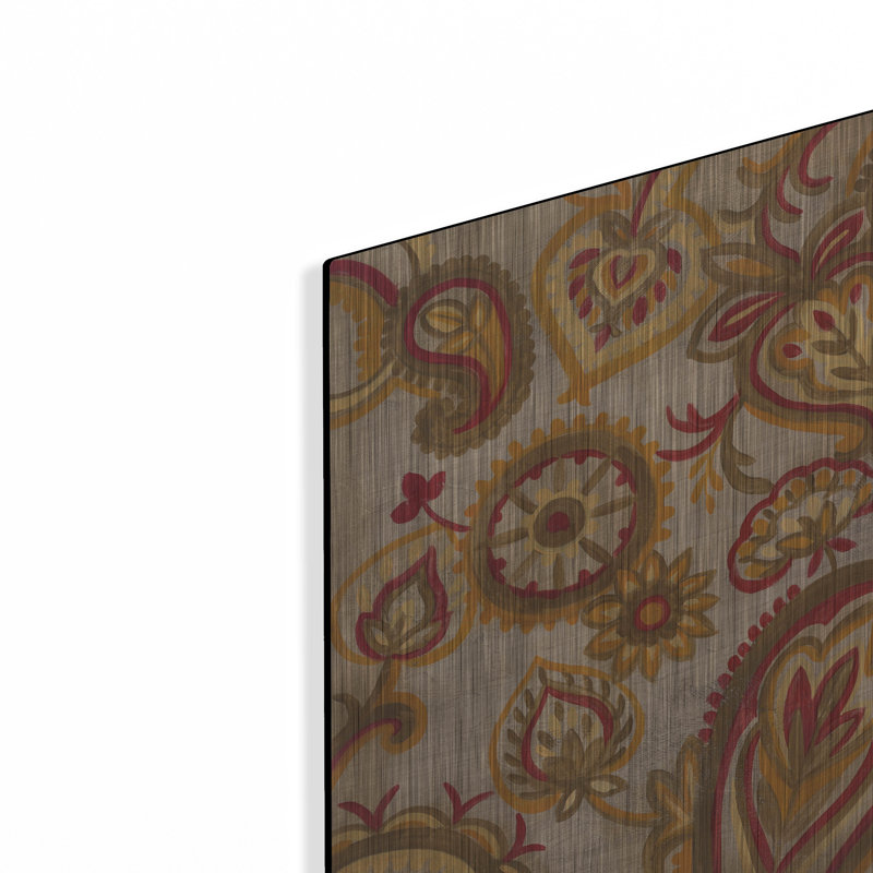 "Linen Paisley" par Silvia Vassileva, H 16 po x l 24 po