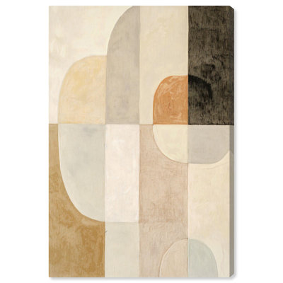 «Overlapsing Planes I Canvas Geometric Abstract» par