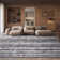 Bethlyn Striped Ivory/Charcoal Area Rug