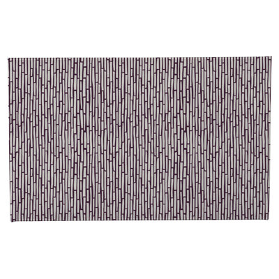 Cultural Rows Absorbent Non-Skid Rectangular Toilet Mat