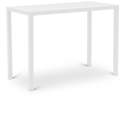 Rectangular Metal Outdoor Bar Table