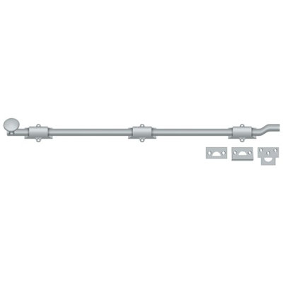 Deltana FPG2626D 26" Surface Bolt w/ Off-set, HD in Brushed Chrome