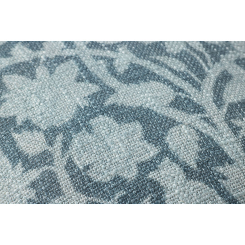 Chris Loves Julia Kathleen Throw Pillow, Blue
