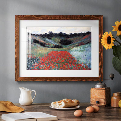 Champ de coquelicots à Giverny par Monet