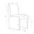 Cindina Luxe Upholstered Modern Fabric Green Dining Chairs With High Back Support & Extra Wide Seat-123058733