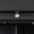 High Storage Cabinet with 2 Doors and 4 Partitions to Separate 5 Storage Spaces, Home/ Office Design