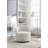 Swivel Accent Armchair Barrel Chair With Powder Coating Metal Ring-1135975798