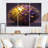 " 3D Purple And Yellow Spike Sphere " 3 - Pieces-156296329