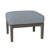 Lattice Aluminum Ottoman - Slate Gray-63361355-70039798