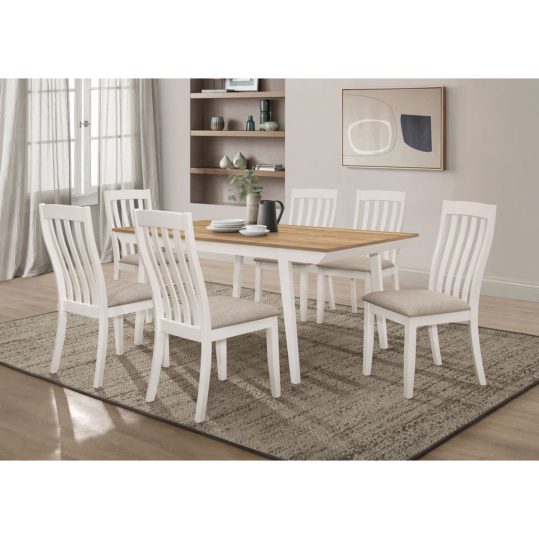 Red Barrel Studio 7-piece Dining Table Set - Wayfair Canada