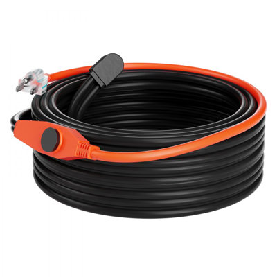 Pipe Heating Cable 24FT 7W/FT Heat Tape for Pipes with Built-in Thermostat